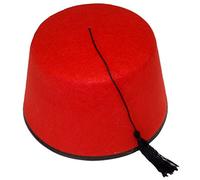 2xRED FEZ HAT