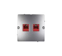 2xRJ45 Simon Basic BMF52.02/21 Computer Double Socket