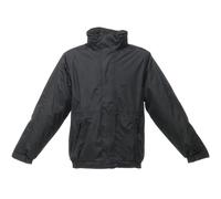 (2XS, Black/Ash) Regatta Mens Dover Waterproof Windproof Jacket