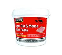 2XSuper Mouse and Rat Killer Pasta Baits, Red, 118mm (h) x 118 mm (w) x 125 (d)