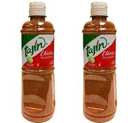 2xTajin Chilli & Lime Seasoning 400g, Chilli, Lime & Sea Salt Blend for Fruits, Snacks, Cooking and Drinks