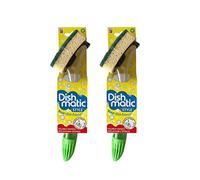 2XThe Dishmatic Washing Up Brush plus Heavy Duty Sponge