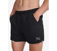 2XU Mens, Aero 5 Inch Shorts Black/Silver Reflective, XXL