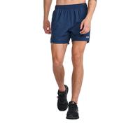 2XU Mens Aero 5 Inch Shorts, Midnight/Silver Relective, L