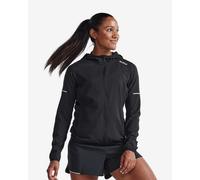 2XU Aero jacket with hood, pure black, Women - S