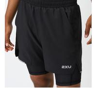 2XU Aero Mesh 2-in-1 5 Inch Running Shorts - Lightweight, Breathable Comfort for Optimal Performance
