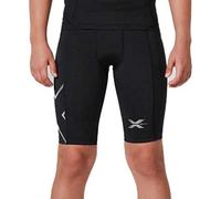 2XU Boys Youth Compression Shorts - Black/Black, Small (120-140cm)
