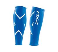 2XU Compression Calf Guards Size: Extra Small, Colour: Black/Pink