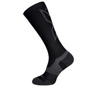 2XU Light Cushion Full Mens Black/Titanium Socks
