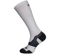 2XU Light Cushion Full White/Grey Mens Length Socks