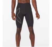 2XU Light Speed Compression Shorts for Men - Black, Ideal for Running and Training with Enhanced Support