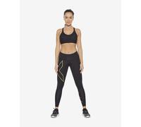 2XU Light Speed Mid-Rise Compression Leggings Black Gold Women - XST