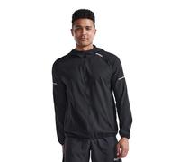 2XU Mens Aero Jacket Black/Silver Reflective XS