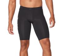 2XU Men's Core Compression Shorts, Black/Silver, S
