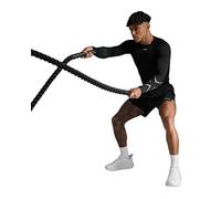 2XU Men's Core Compression Top, Black/Silver, Long Sleeve, M,MA6398a