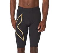2XU Men's Light Speed Compression Shorts, Black/Black Reflective, XL UK