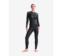 2XU Propel 1 Long Sleeve Wetsuit Black Yellow Women - S