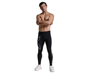 2XU UK Men's Core Compression Tights, Black/Silver, L UK