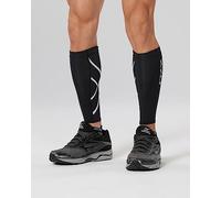 2XU Unisex Compression Calf Guard UA1987 - Black/Black, X-small