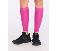 2XU Unisex Compression Calf Sleeves UA5458b, Magenta/Light Grey