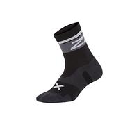 2XU Unisex VECTR CUSHION CREW SOCKS Black/White M