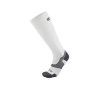 2Xu Unisex Vectr L.Cush Full Length Socks White/Grey Nylon - Size Large