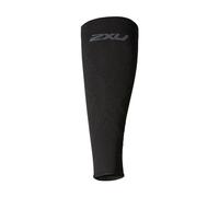 2XU Unisex X Compression Calf Guards - for Lower Leg Support & Recovery - Titanium/Black Medium