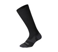 2XU Unisex's Vectr Light Cushion Full Length Socks Compression, Black/Titanium, L1