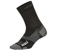 2XU Vectr Light Cushion Crew Socks - Ideal for Running & Training, Enhanced Comfort and Support in Black