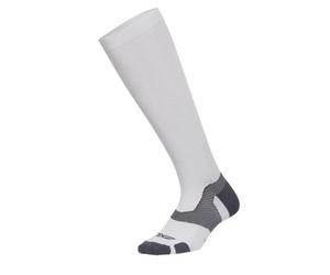 2XU Vectr Light Cushion Full Length Socks S White Women