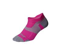 2XU Vectr LightCushion NoShow Sock, Magenta/Light Grey, L