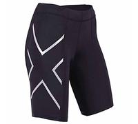 2XU Women's Core Compression Shorts, Black/Silver, M UK