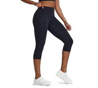 2XU Women's Form Soft Touch Hi-Rise Compression 3/4 Tights - Black/Black - Large