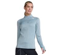 2XU Womens Ignition 1/4 Zip Chambray/White Reflective, L