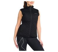 2XU Women's Ignition Insulation Vest Jacket, Black/Midnight, M