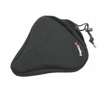 2xWIDE BOTTOM GEL EXTRA WIDE BIKE CYCLE SEAT SADDLE COVER UNISEX COMFORT 25x24cm