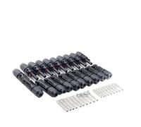 2Y 3Y 4Y Solar photovoltaic Panel Adaptor Cable connector Y type five way plug Parallel connection of battery plate assembly(10pairs with Spanner)