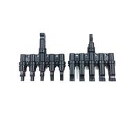 2Y 3Y 4Y Solar photovoltaic Panel Adaptor Cable connector Y type five way plug Parallel connection of battery plate assembly(5T 1 Pair)