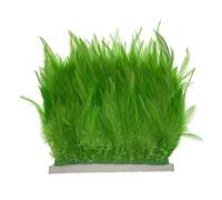 2Yard Lime Green Rooster Hackle Feather Fringe Trim 4-6inch in Width for DIY Costume Sewing Craft Decor Dress Accessories Party Supplies Festival Outfits