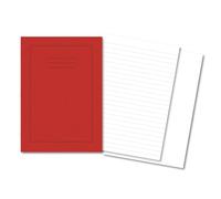 2you 4 x Exercise Books A4 Size 64 Pages Lined Paper For Schools College University Revision Study Notebooks Homework Office Red Cover (Pack of 4)