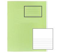 2you 4 x Exercise Books Lined With Drawing Space A5 Size 24 Pages Paper For Schools Nursary Study Notebooks Homework Green Cover (Pack of 4)