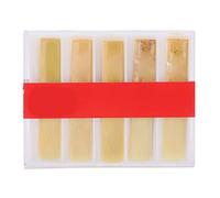 3.0 Clarinet Reed Wood Colour, 10 Pieces B Flat Traditional Reeds - Clear Sound Quality, Flexibility and Rich Tone, Suitable for Practice and Performance