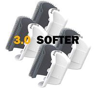 3.0 Softer Cat Self Groomer with Catnip, Dog Cat Corner Groomer,Wall Corner Scratcher Comb,Grooming Massage Brush, Perfect Scratch Massager Tool for Long & Short Fur Kitten/Puppy