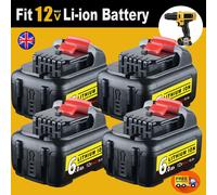 2X 12V For DeWalt DCB127 10.8V XR LITHIUM ION Slide Battery DCB123 DCB121 DCB120