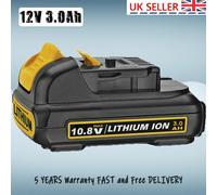 2X 12V For DeWalt DCB127 10.8V XR LITHIUM ION Slide Battery DCB123 DCB121 DCB120