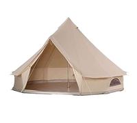 3.0M/4m Yurt with Stove Hole Camping Family Cotton Canvas Bell Truck Large Space Pyramid Tent for Outdoor Party Hunting Picnic vision