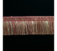 3.0m 6m/Lot Lace Tassel Fringe Trimming for Sewing DIY Lace Ribbon Silk Tassels Gold Trim Dress Stage Garment Curtain Accessories-Light Coffee-3.0m