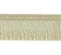 3.0m 6m/Lot Lace Tassel Fringe Trimming for Sewing DIY Lace Ribbon Silk Tassels Gold Trim Dress Stage Garment Curtain Accessories-Beige-6m