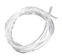 3.0m Length Clear PVC Tubing Pipe Hose U-Channel Trim Seal,Fits 3-5 mm Edges,7 × 8 mm Groove Depth,Weatherproof, Dustproof & Shock-Absorbing Edge Guard for Windows, Doors, Boats & Panels