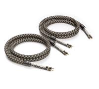 3,0m ViaBlue SC-6 Air Silver Single-Wire T8 Banana Speaker Cable 1Paar